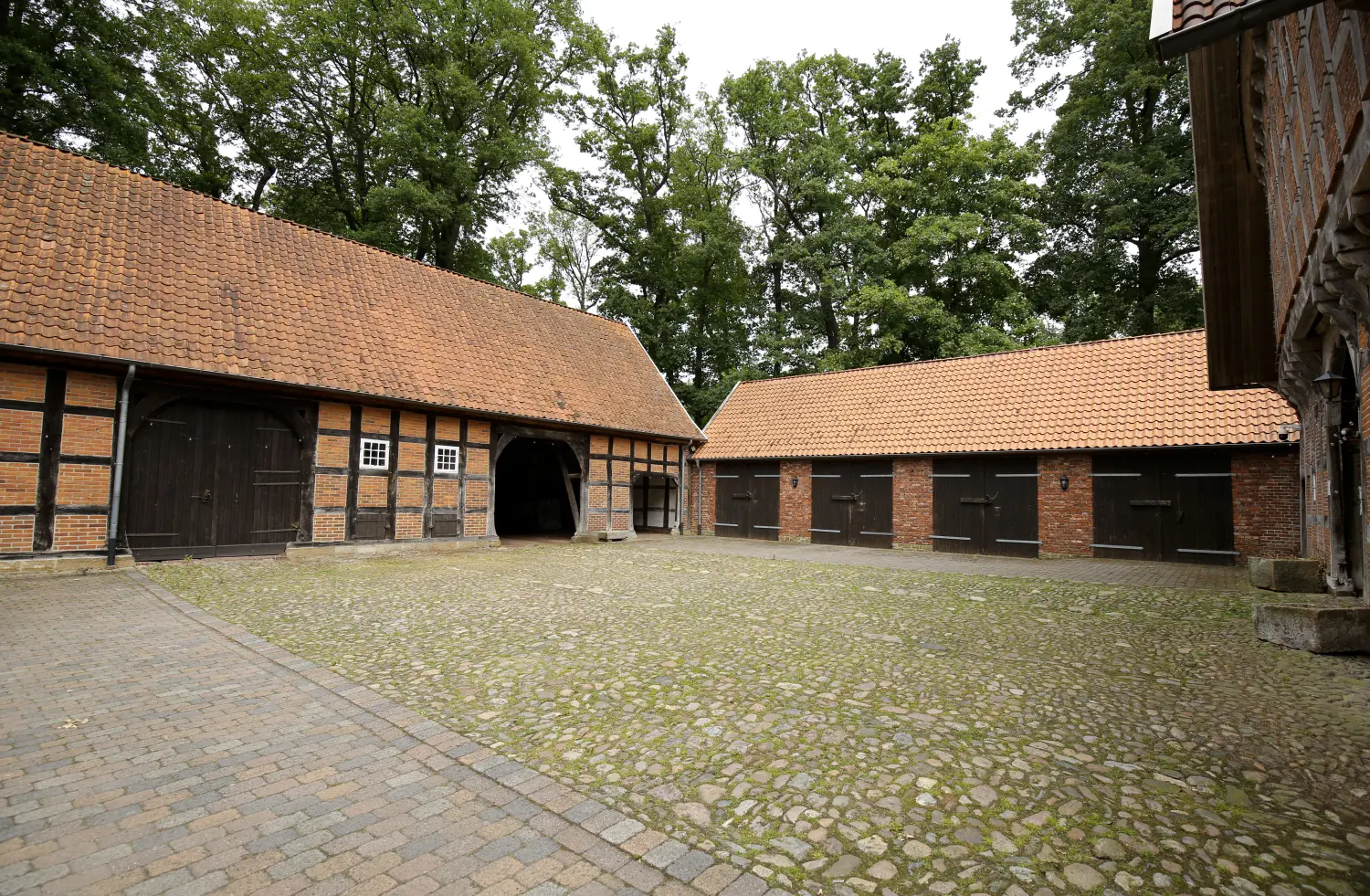 Innenhof von Grosstierpraxis